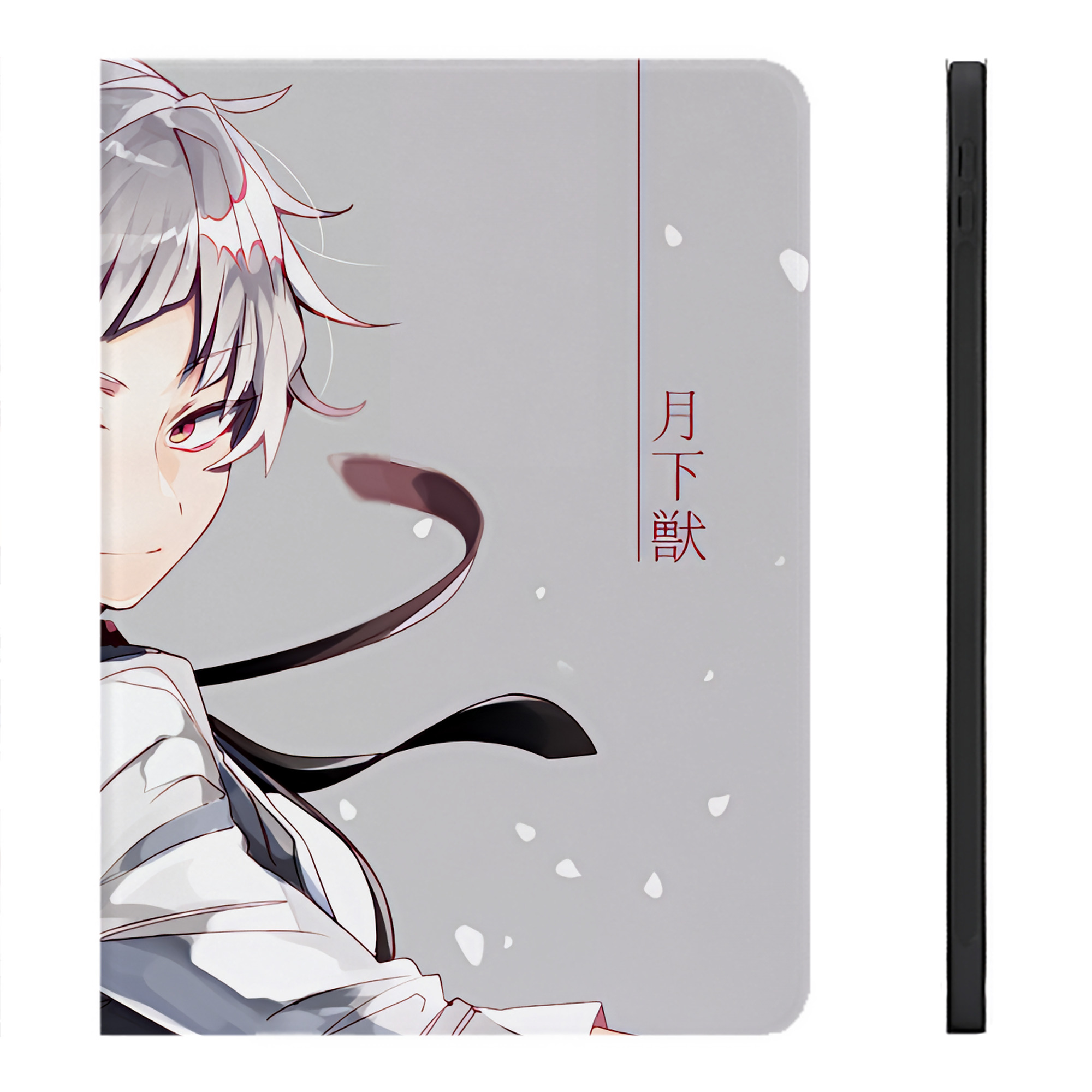 （画像用） 文豪ストレイドッグス Bungo Stray Dogs IPadケース ペンホルダー付き ブックスタイルデザイン